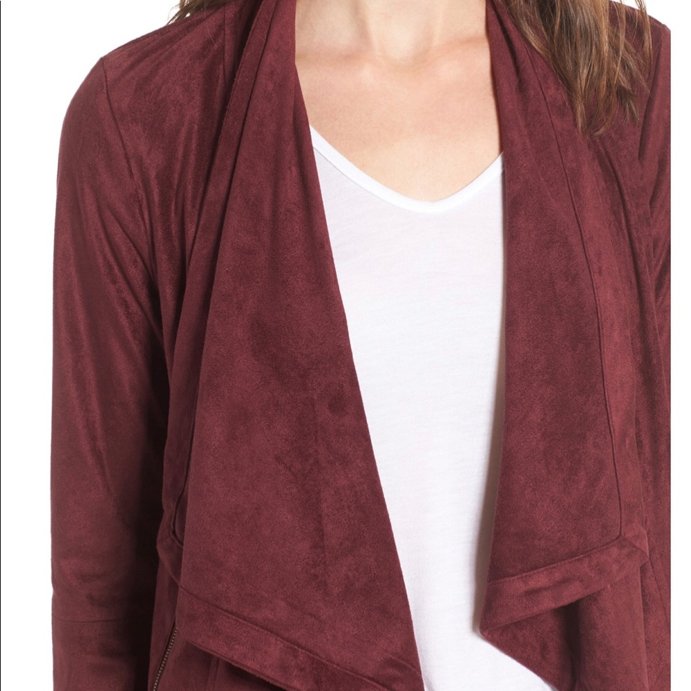 Cupcakes and Cashmere Mackenzie Drape Front Jacket